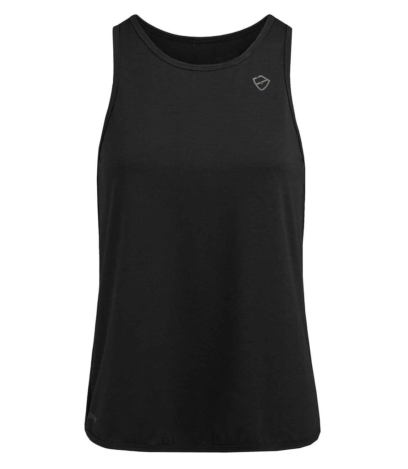 Vest Tops Women s Layla Loose Vest Black PlayBrave Sports UK